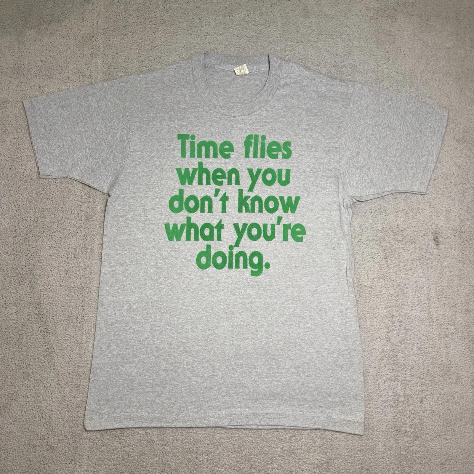 Vintage Screen Stars Best T Shirt Men’s L Single Stitch Funny Graphic White Tag 3XL