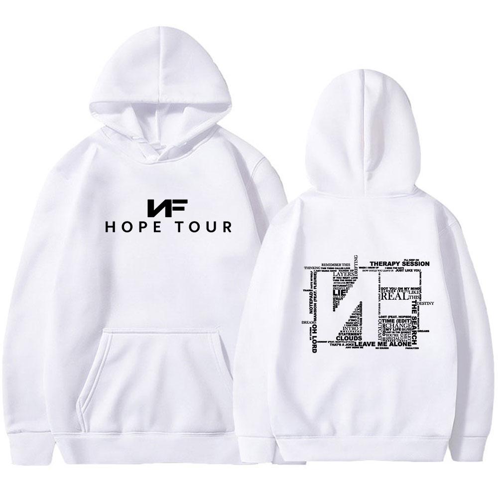 Rapper Nf Hope Tour Concert Hoodies Men Women Fashion Hip Hop Long Sleeve Sweatshirts Casual Soft Oversized Pullovers Fans Gift