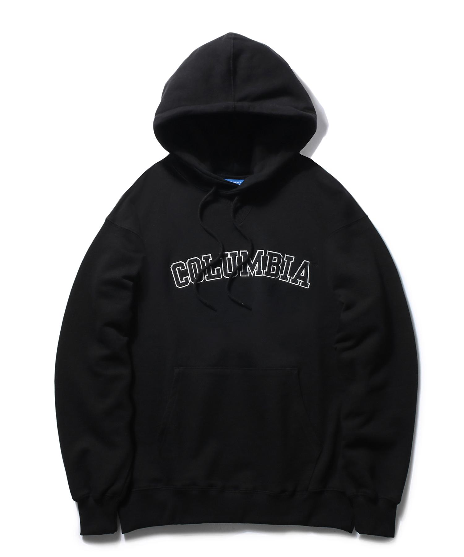 Columbia University Cu Arch Logo Hoodie Black Black/S