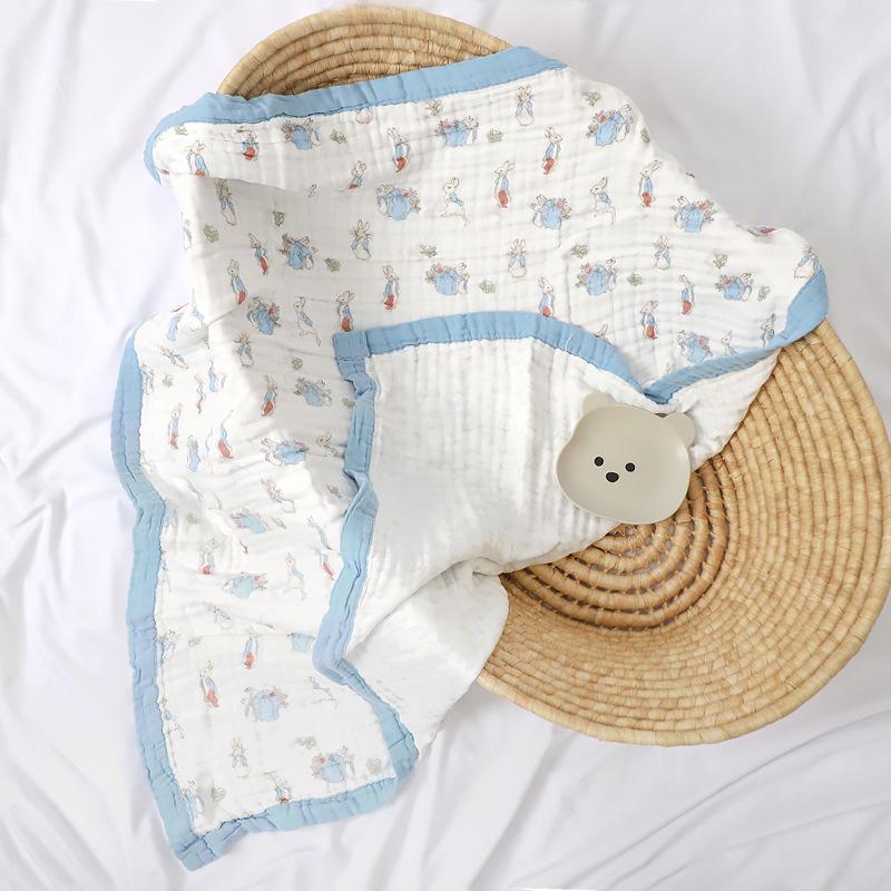 

Six-Layer Baby Gauze Bath Towel & Toddler Quilt - Infant Nap Coverlet & Swaddle