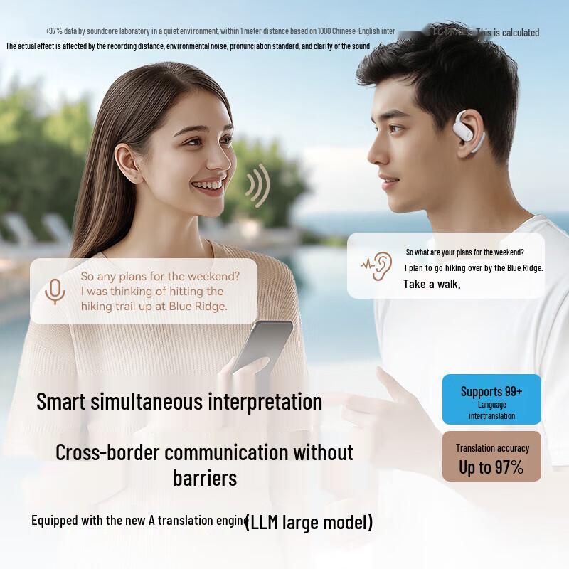 Soundcore Anker Flyover Air Open-Ear AI Sport Headphones