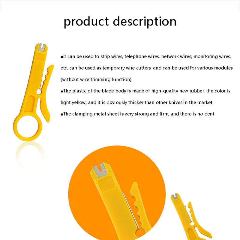 1 Piece Portable Mini Wire Stripper Crimper Tool Cable Stripper Wire Cutter