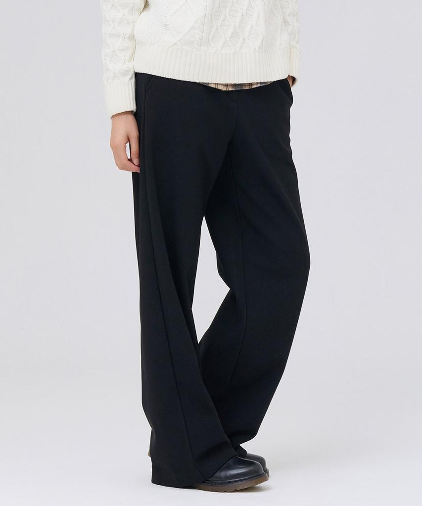 CHASECULT Women'S Wide Easy Bonding Slacks - Black