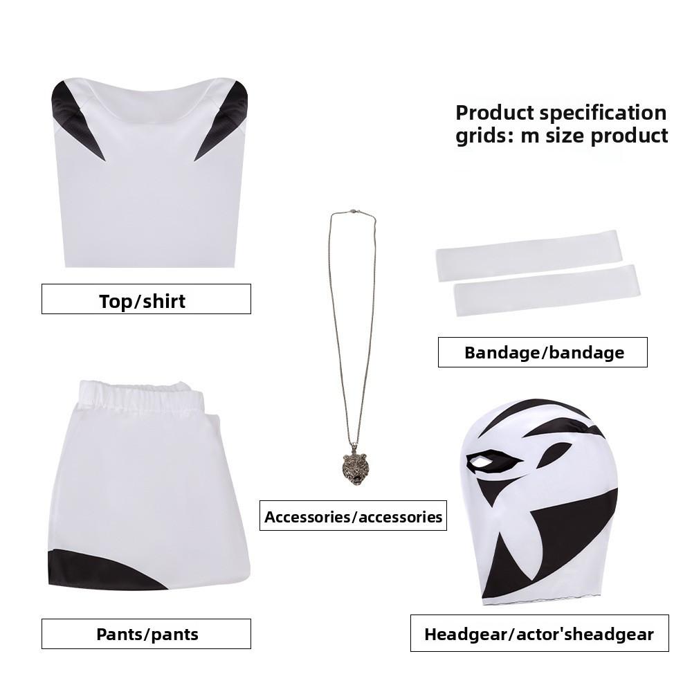 

Косплей Тигра Белые Костюмы Персонажей Набор Наряд для Выставки Acgn XXXL