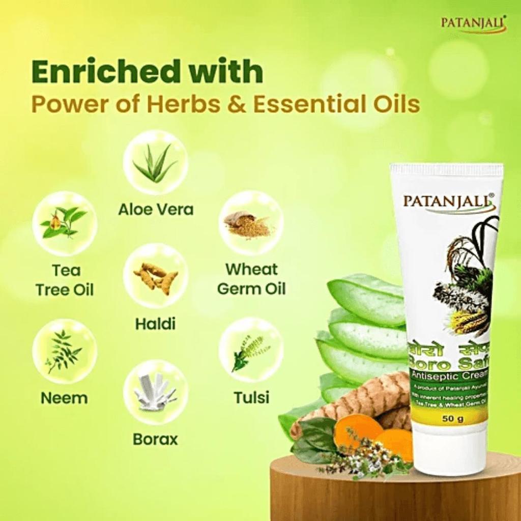 Boro Safe Antiseptic Cream 50 gm Patanjali