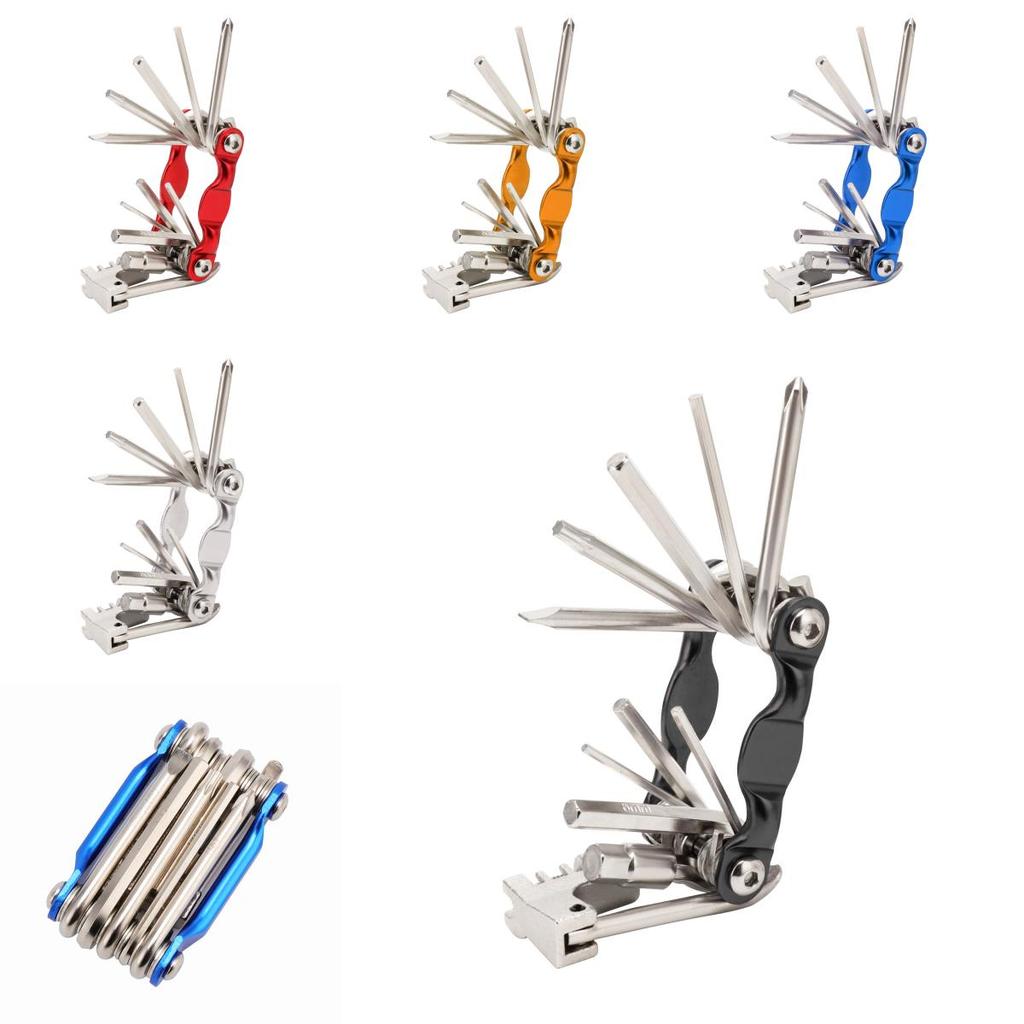 Fahrrad-Reparaturwerkzeugsatz Mit Stahl-Multifunktions-Kit Für Unterwegs-Wartung Und Kettenentfernung