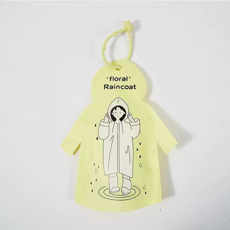 Kids' Thickened Full-Body Waterproof Raincoat for School - Fits Over Backpack, Transparent, Unisex