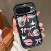 For Google Pixel 10 Pro XL Case Cherry Bowknots Lips Disco Ball Pattern Shockproof Bumper Silicone Cover For Pixel 9A 9 8 7 Pro 8A 7A