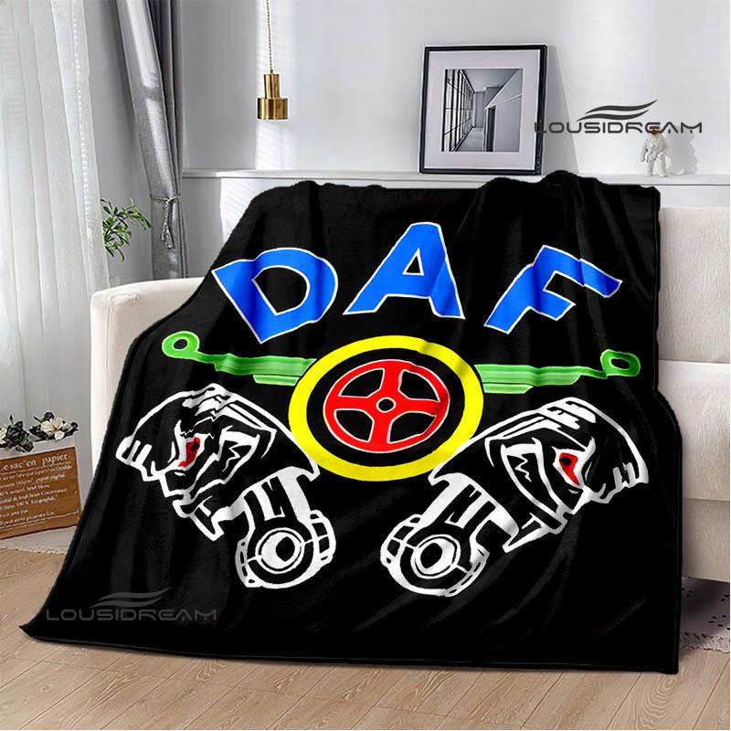3D DAF truck Retro printed blankets picnic blanket Warm Flannel blankets Soft and comfortable blanket bed linings Birthday Gift