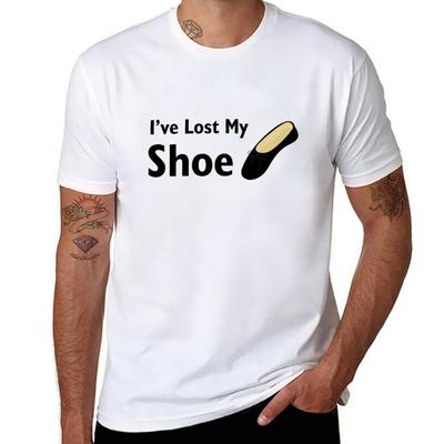I've Lost My Shoe T-Shirt T Shirts for Man Cotton T Shirt Custom Print T Shirts for Man Pack White T-Shirt