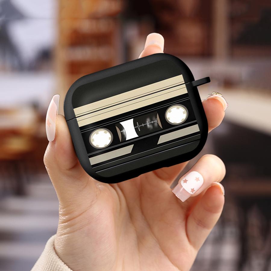 Earphone Cases Cover Case For Airpods 2 1 Pro Pro2 Pro3 3 4 Classic Cassette Tape