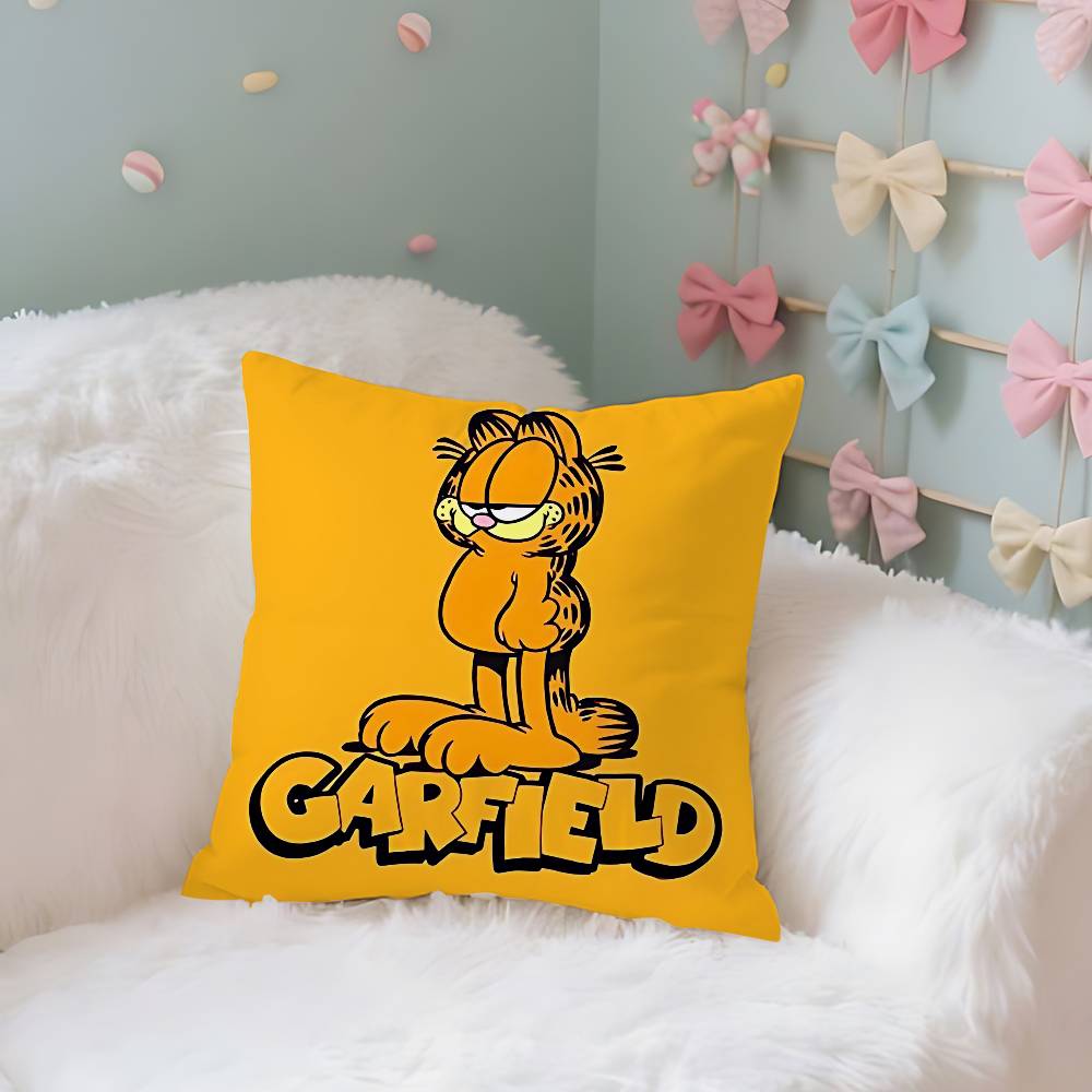 G-Garfield Case Plush Fabric Soft Pillowcase Double Sided Print Cushion Cover Household Gifts