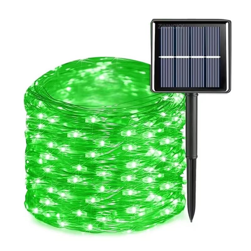 Solar Rope Strip Light Fairy String Garden Christmas Decoration Garland Xmas Solar Rope String Light Fairy Strip 32M/22M/12M/7M
