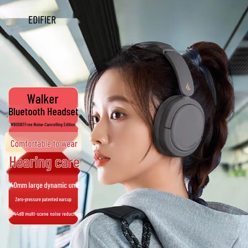 

Edifier W800BT Free Noise Cancelling Over-ear Bluetooth Headphones