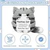 Handmade Funny Mini Crochet Cat Emotional Support Toy Cheer Up Stress Relief Gift for Teens Christmas Festival