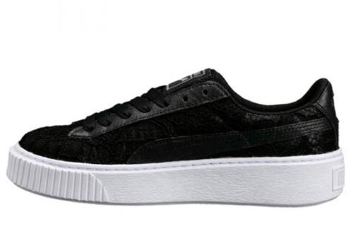 PUMA Basket Platform Fo  Black  Women s 364091-02 37