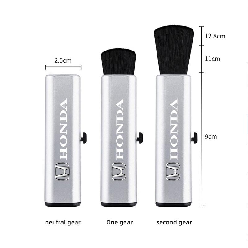 Car Retractable Air Outlet Cleaning Brush Dust Small Soft Brush For Honda Accord Civic FIT CRV Jazz HRV Vezel CRZ City CRX Pilot