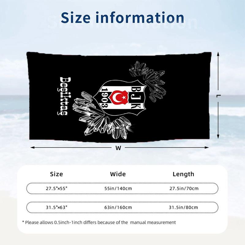 Besiktas JK Beach towels also serve as bath towels summer essential a musthave for the outdoors the beach and the pool