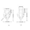 H3CD Adapter Breast Adapter Plastic Practical Adapter for Spectra