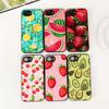 Kirsch Erdbeer Frucht Sommer Avocado Zitrone Hülle für Samsung Galaxy S25 S24 S23 FE Ultra Plus S7 Edge S25+ S23+ A56 5G Hülle