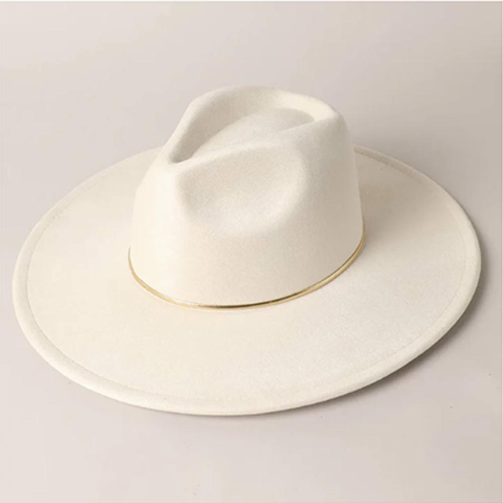 Suede Wide-brimmed Hat 9.5 Cm Brim Width Unisex Suitable for Jazz Hat Fedora Hat Church Hat Felt Hat Soft Felt Hat Panama Hat.