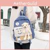Cute Cartoon Kids Backpack For Boys And Girls Lightweight And Durable Suitable For Preschool And Elementary Students Nylon Material Medium Size