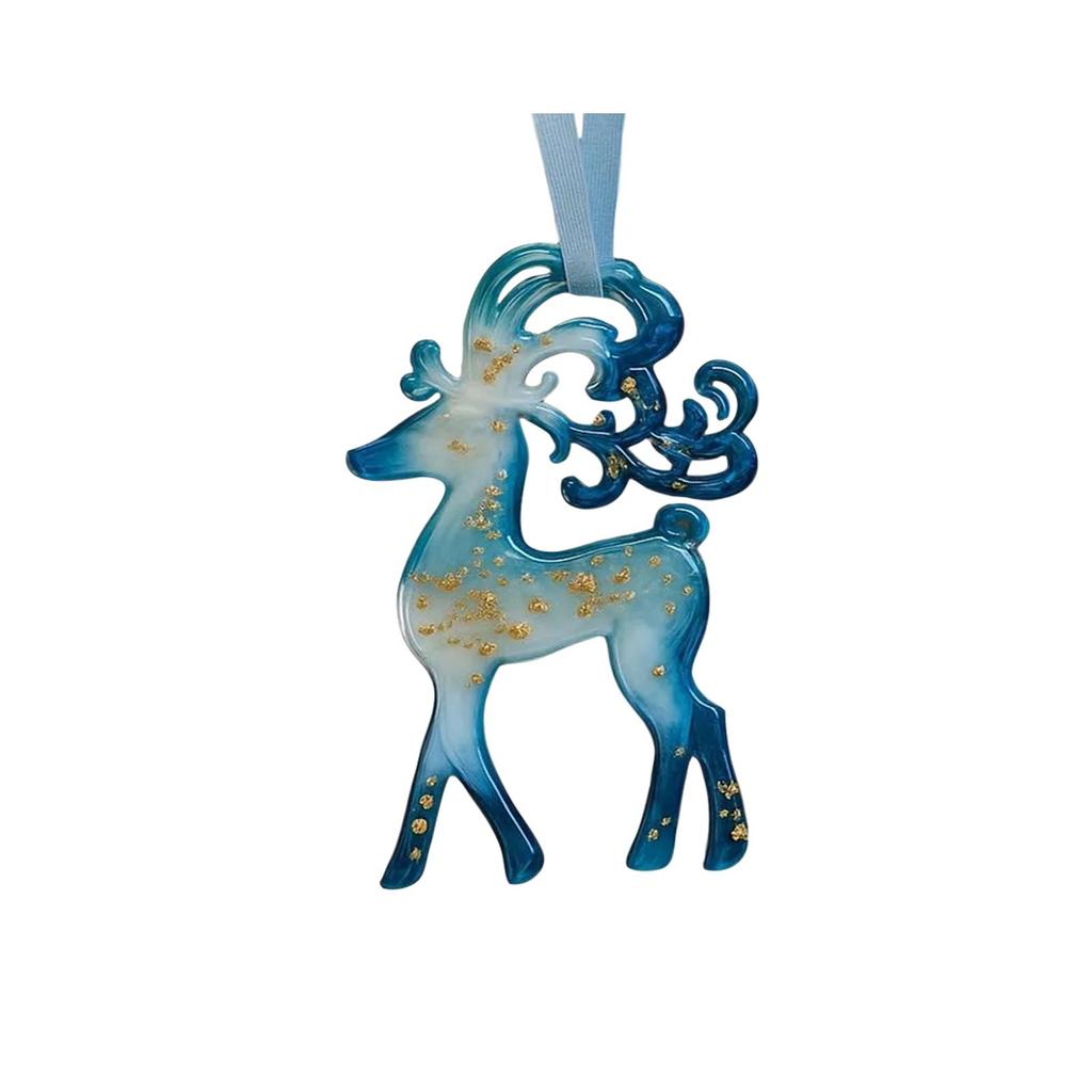 Vánoční akrylová vánoční ozdoba, Krásný modrý klidný tvar, Speciální vánoční ozdoby, Vhodné jako dárky pro přátele a spolužáky