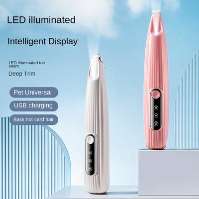 Electric Dog Cat Hair Clippers Ear Eyes Paw Hair Cutter Trimmer USB Charging Pet Grooming Supplies