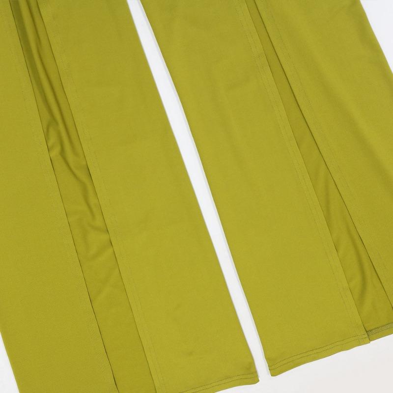 Women's New Fashion Casual Suit Bust Open Wide Leg Trousers