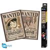 Posters Chibi - One Piece - Wanted Luffy & Ace - 52x38 Cm - Wall Decoration - Interior
