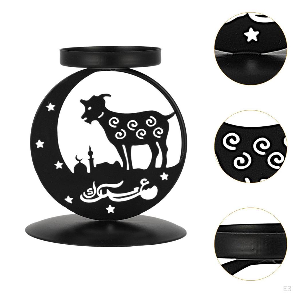 Metall Kerzenhalter Arabischer Ständer Weihnachtsgeschenk Heimdekoration Kerzenleuchter Desktop Ornament
