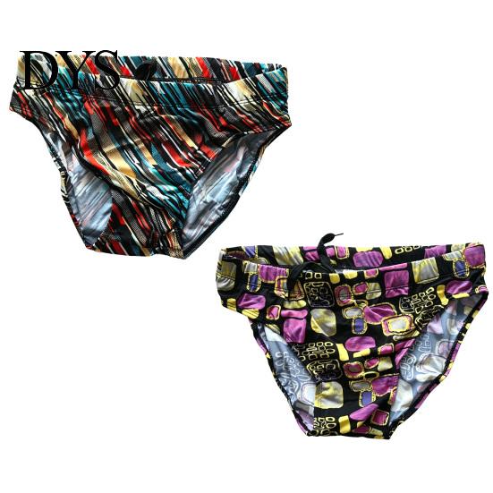 Men Swim Shorts Swimming Trunks Mid-rise Multi Printing Design Quick Swimwear Drying Breathable Briefs Sun-Resistant