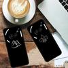 Nothing Phone 2A Luminous Hole TPU Soft Black Case with Simple Line Design