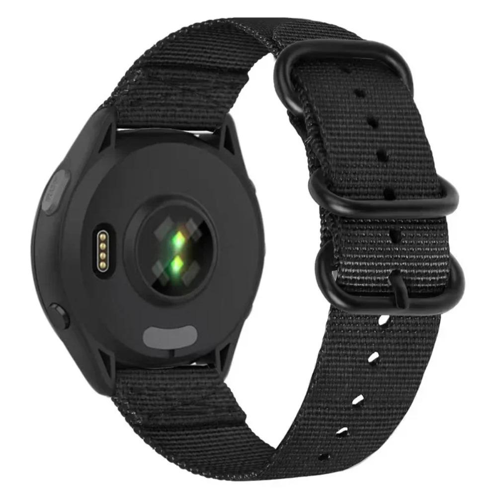 22mm Three-ring Nylon Loop Strap For Amazfit T-Rex3 Pro 48mm Buckle Bracelet Wristband For Amazfit Helio/Bip 6-5/Balance 2/GTR 4