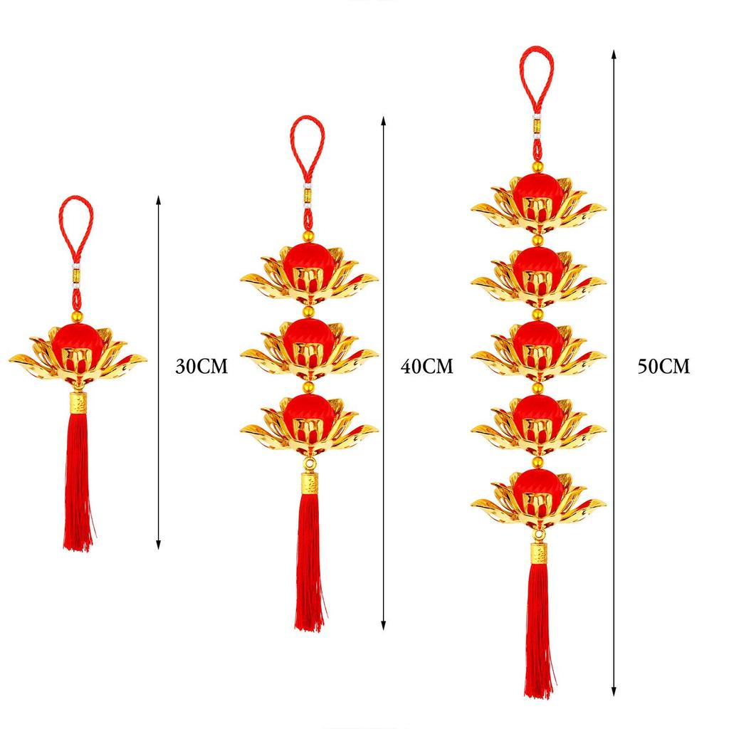 2025 Silk Ball Lotus Lantern: Spring Festival Indoor/Outdoor Decoration and Festive Housewarming Gift