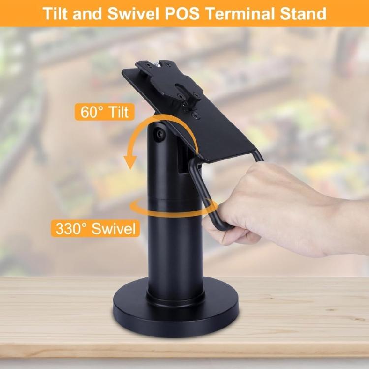 Retail POS Equipment Brackets Tool Freely Assembly 330° Horizontal Rotations 60° Vertical Adjustment Build
