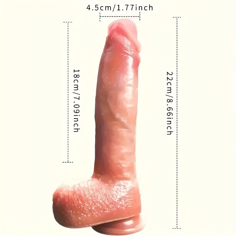 Ultra-Realistic Small Head Dildo Vibrator,4-in-1,10 Modes,Remote Control,Heating,Rechargeable,Skin-Friendly Liquid Silicone For Women Sex Toys Dildos