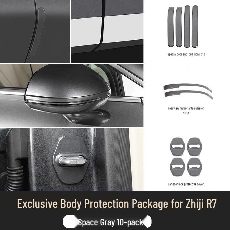 Zhiji R7 Rearview Mirror Anti-Collision & Anti-Scratch Interior Strip