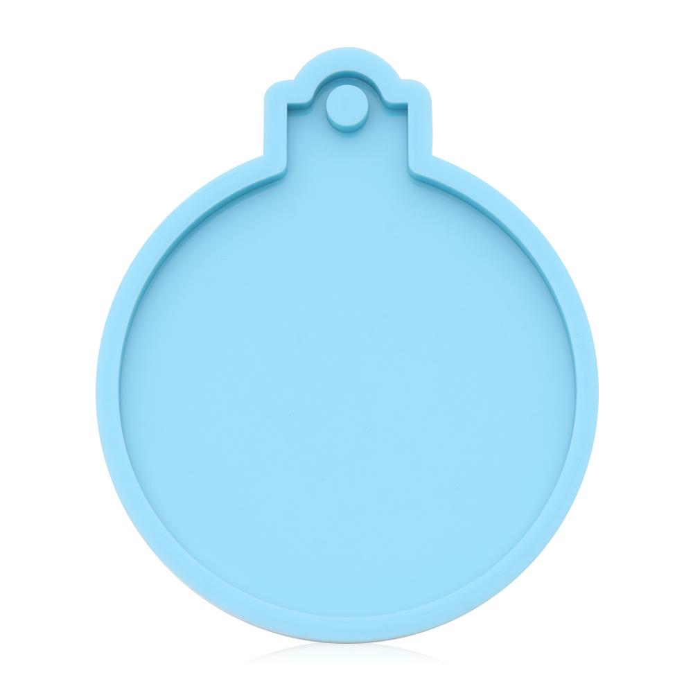 Christmas Silicone Mold Xtmas Tree Hanging Tags Keychain Pendant Mold Santa Claus Elk Resin Craft Mold Candy Chocolate Cake Tool