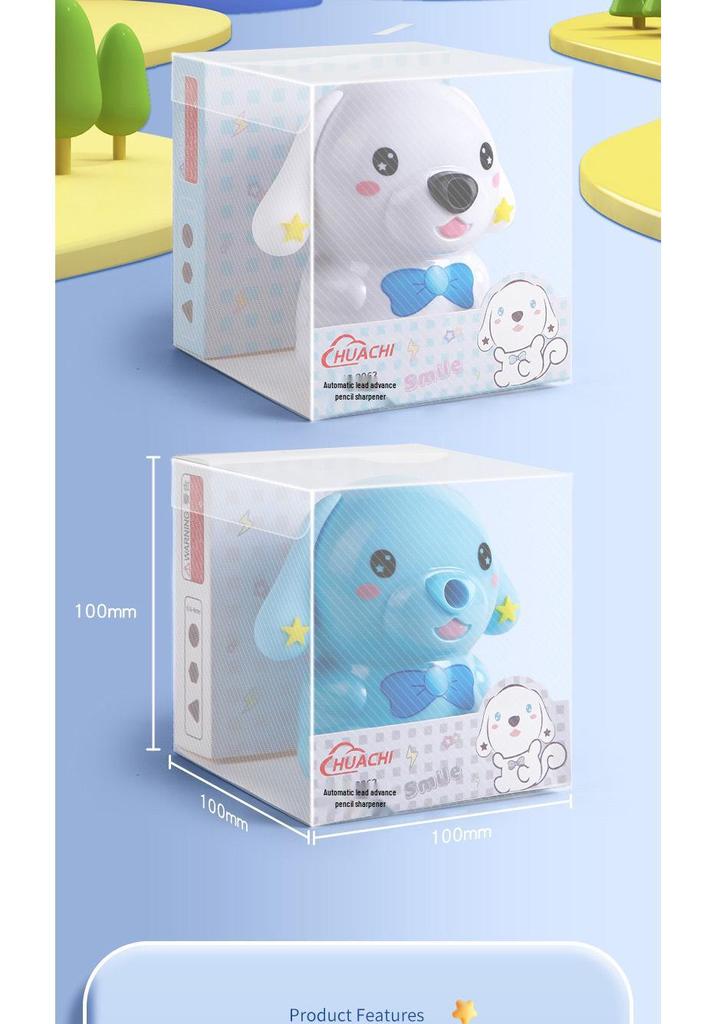 Cartoon Hand-Crank Pencil Sharpener for Kids: Primary School Student Automatic Rotating Sharpener