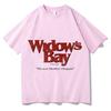 Widows Bay T-Shirt Unisex Mode Lässige T-Shirts Baumwolle Sommer Kurzarm Damen T-Shirt Grafik Merch Ästhetische Harajuku Oberteile