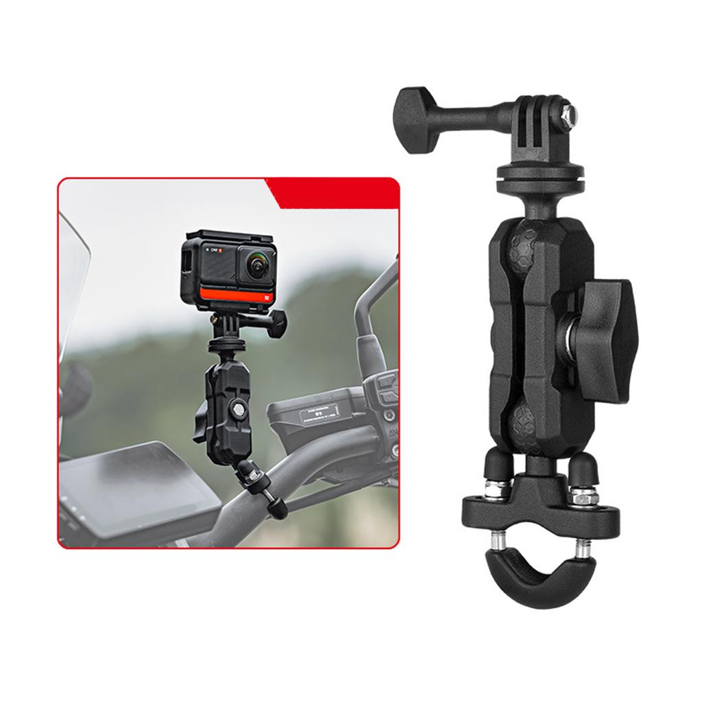 Shockproof Designings Action Camera Handlebar Mount Easily Installable Handlebar Mount for Secure Camera Mounting