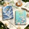 Floral Pattern Agenda Book A5 Planner Notebook Portable 2027 Schedule Book  Students