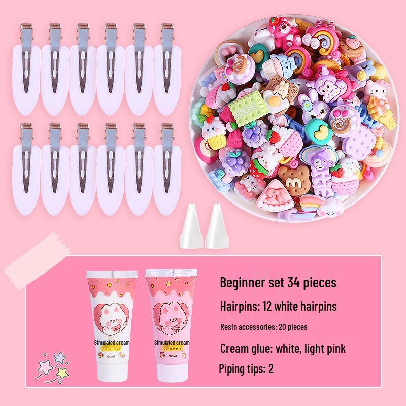 

Детский набор для изготовления заколок для волос своими руками: Милые смоляные аксессуары для самодельных заколок для волос