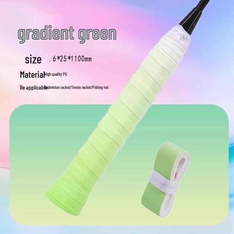 Professional Anti-Slip Gradient Badminton Racket & Fishing Rod Grip – Sweat-Absorbent, Shock-Absorbing Overgrip Handle Wrap.