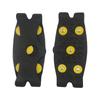 1 Pair 5-Stud Snow Ice Claw Climbing Anti Slip Spikes Grips Crampon Cleats Shoes Cover for Women Men Boots Cover Size 35-43