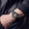 Used [BULOVA Hand Towel Present] Bulova BULOVA Watch Men's Automatic Winding Marine Star Black 98B465 Domestic Genuine Product 3 Year Manufacturer's