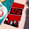 Rock U-U2 Band Music Towel Soft Pool Gift For Travel Gym Shower Camping Quick Dry Sports Large Beach Towels