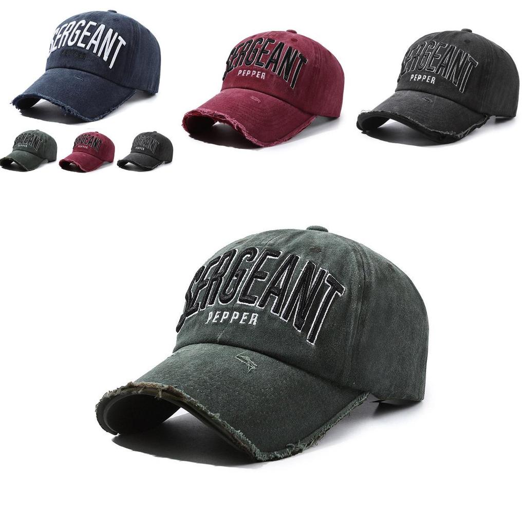 Stylish Vintage Washed Denim Baseball Cap For Men And Women With Adjustable Fit And Sun Protection