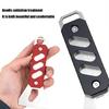 Glues Spatula Tool Serrated Edges Design Woodworking Adhesive Spreader Glues Applicator with Ergonomic Aluminum Handle